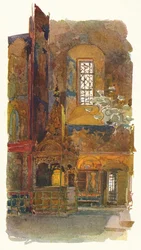 "Jaroszláv Szent Miklós-templom belseje", 1900, 1905