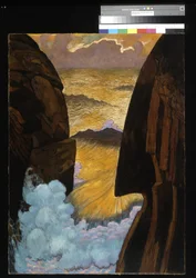 Vorhor, The Green Wave (tojástempera vásznon)