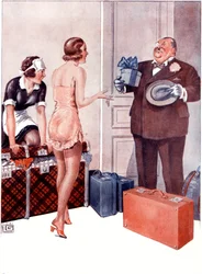 Illusztráció a La Vie Parisienne című kötetből