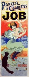 Életmód. Munka gördülő papír cigarettához. Poszter: Georges Meunier, Franciaország, 1895 körül (plakát)