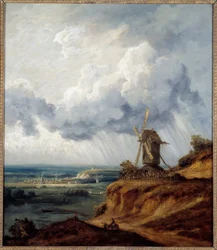 Argenteuil malom. Georges Michel (1763-1843) festménye