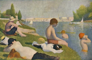 Fürdőzők Asnières-ben, 1884, 1937.