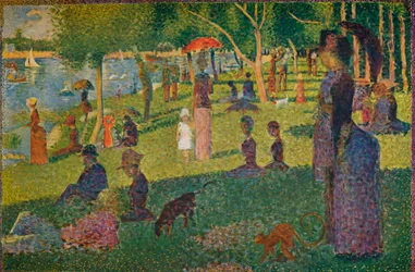 Tanulmány a Vasárnap délután a Grande Jatte-szigeten című képhez, 1884