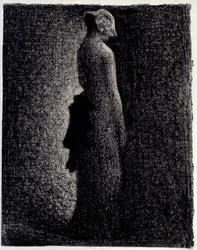 A fekete csomó, 1882 körül. Méret: 0,31 x 0,23 m. Párizs, Orsay Múzeum