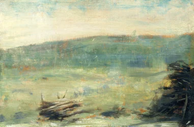 Saint-Ouen-i táj, 1878-79 (olaj, fa)