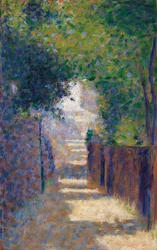 A Saint-Vincent utca tavasszal, 1884 körül