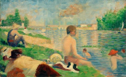 Úszás, Asnières (Badeplatz Asnières / Finale Studie)