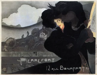 Pierrefort, Plakátok és bélyegek, 1898