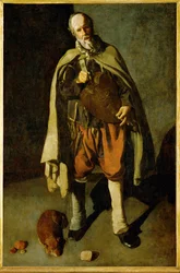 Player with dog (festmény vászonra)