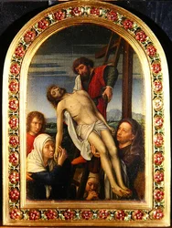 Lerakódás, kb. 1500-20 (olaj a panelen)