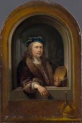 Önarckép palettával, c. 1660.
