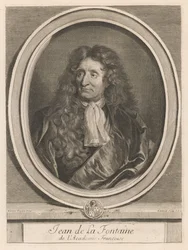 Jean de La Fontaine, Charles Perrault Les hommes illustres... című könyvéből, I. kötet