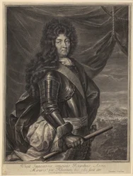 XIV. Lajos portréja.