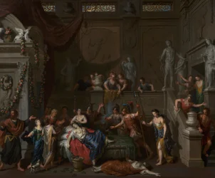 Kleopátra halála, 1700-1710 körül (olaj, vászon)
