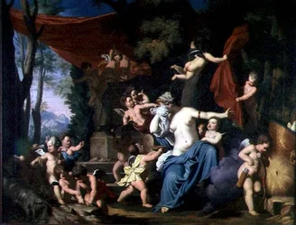 Venus Mourning Adonis (olaj, vászon)