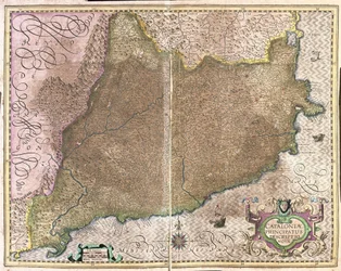 Katalónia, Spanyolország (metszet