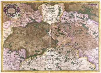 Németország, Csehszlovákia és Lengyelország (metszet
