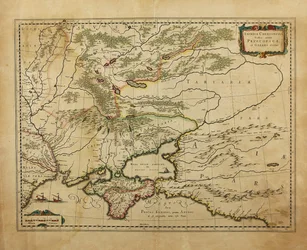 Tauriai Kherszonészosz. A Krím térképe, 1595