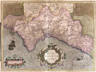 Valencia, Spanyolország (metszet
