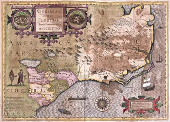 Virginia és Florida (metszet
