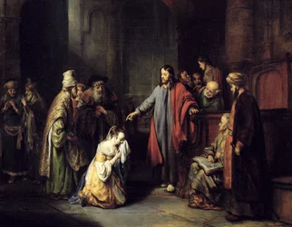 Krisztus és a házasságtörőnő, 1653