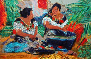 Maya Senorák, 2019, olaj, vászon