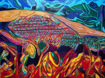 Vishnu Vineyard, 2022 (olaj, vászon)