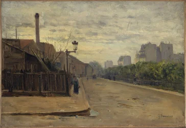 Rue Auguste-Cain, 1900 körül (olaj)