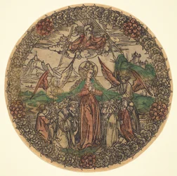 Madonna rózsakoszorúban
