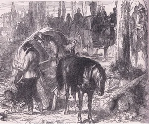 Egy összeomlás, Cassells History of the War Franciaország és Németország között, a Cassell and Company Limited, 1890 körül (litho)
