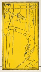 A "Stawropulos  Moldauer" reklámja, Styl, kiadó 1922 (pochoir nyomtatás)