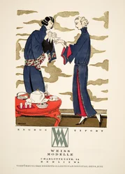 A "Weiss Modelle" reklámja, Styl, 1922-es kiadás (pochoir nyomtatás)