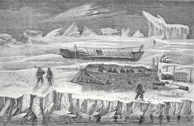 Bivouac in Boats, kocsma. London 1874