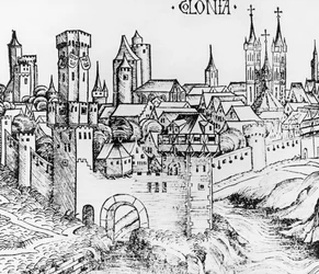 Köln, fametszet, Németország