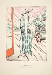 "Das Auto Ist Da!", Marie Latz ruhareklámja, Styl, 1922-es kiadás (pochoir-nyomat)