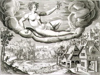 Hajnal, vésette Paul Furst (kb.1605-66) (metszet)