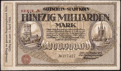 Ötvenmilliárd márka bankjegy, 1923
