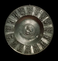 Német művészet: ónszász edény 1560 körül. Párizs, Louvre Múzeum