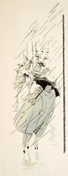 Illusztráció a Styl, pub.1922-ből (pochoir print)