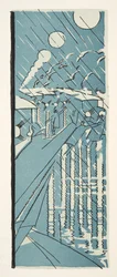 Illusztráció a Styl, pub.1922-ből (pochoir print)