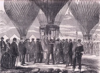 M Gambetta induló Tours, Cassells A Franciaország és Németország közötti háború története, kiadó: Cassell and Company Limited, 1890 körül (litho)