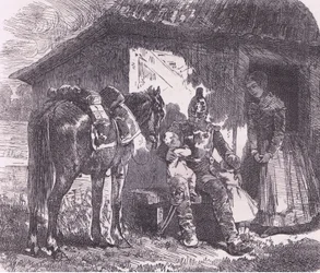 Indulás a háborúba, Cassells: A Franciaország és Németország közötti háború története, a Cassell and Company Limited, 1890 körül (litho)