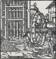 Vízikerék, Georgius Agricola 