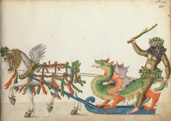 Felvonulási szánkó, 1640 körül