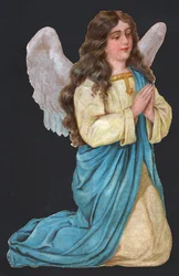 Imádkozó angyal. 1900 körül (nyomtatott)