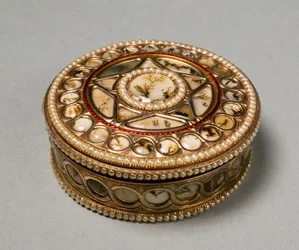 Kerek tubákdoboz, 1800-30 körül
