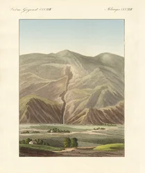 Schumla és beállításai (színes metszet)