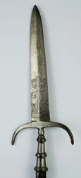 Spontoon, 1750-1800 körül (acél és fa)