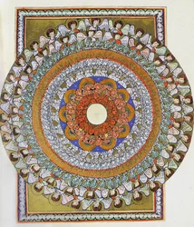 Az angyalok kórusa. Miniatúra Bingeni Hildegárd Liber Scivias című művéből, kb. 1175