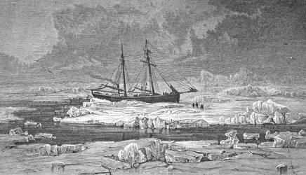 A Germania a jégben, kocsma. London 1874